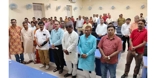पूर्व प्राचार्य प्रो. के पी ठाकुर के निधन से शिक्षा जगत में शोक, श्रद्धांजलि सभा आयोजित 